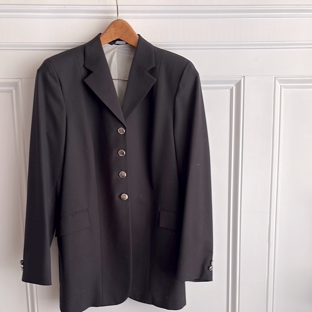 Elite Dressage Show Coat 14 T Black Equestrian